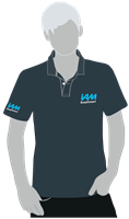 Show details for IAM Roadsmart mens polo shirt charcoal X Large.