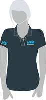 Show details for IAM Roadsmart ladies polo shirt charcoal X Large, size 16.