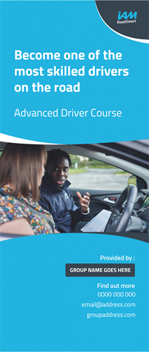 Picture of Advanced Driver Course - 2m x 85cm Pull-up Banner - Editable