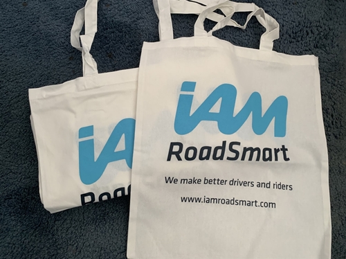 Picture of IAM Branded Cloth Bags.