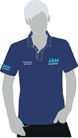 Picture of IAM Roadsmart Unisex Polo Shirt Navy Large.