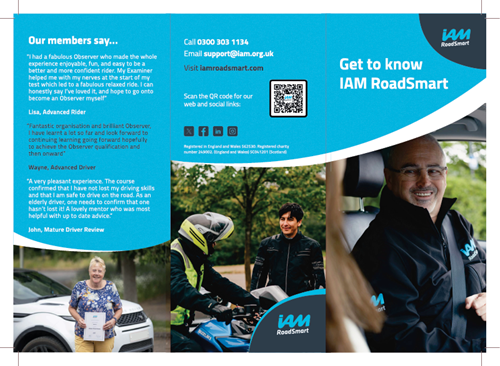 Show details for Getting to Know IAM Roadsmart - 6pp DL